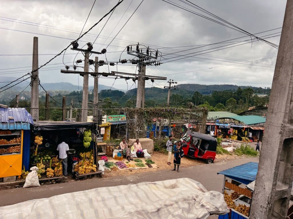 Zug Fahren in Sri Lanka