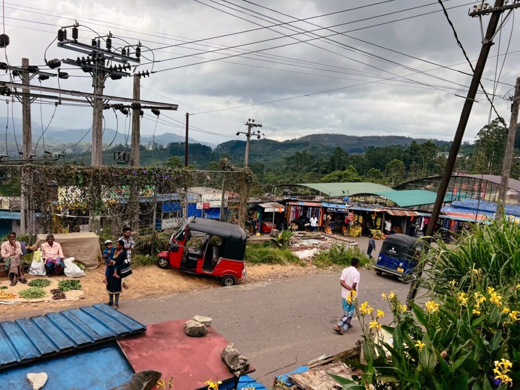 Zug Fahren in Sri Lanka
