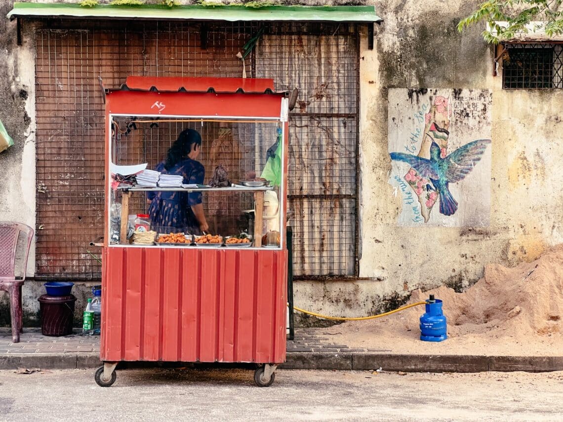 Street-Art in der Sir Henry de Mel Mawatha, Colombo Sehenswürdigkeiten, Sri Lanka