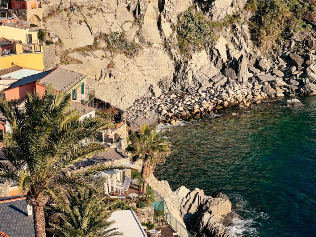 Strand Vernazza, Vernazza Sehenswürdigkeiten, Cinque Terre, Italien, Europa