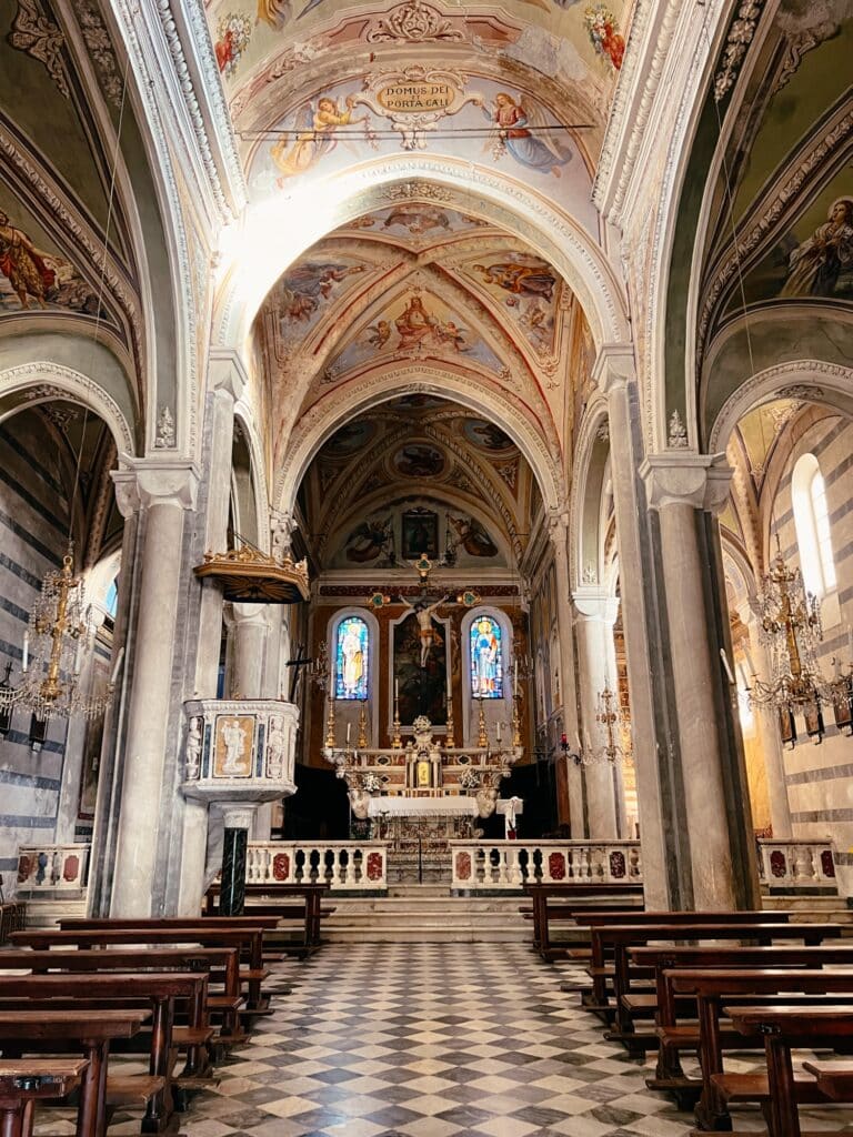 Chiesa di San Pietro, Corniglia Sehenswürdigkeiten, Cinque Terre, Italien