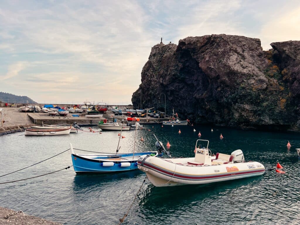 Framura Hafen, Cinque Terre Geheimtipps, Italien