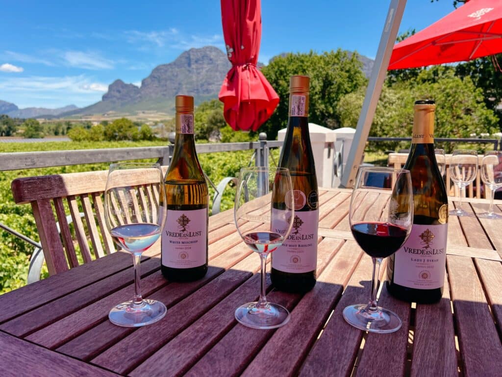 Vrede en Lust, Franschhoek Sehenswürdigkeiten und Weingüter, Südafrika