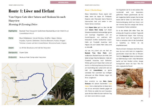 Reiseführer Südafrika, Kruger Nationalpark Guide