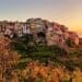 Corniglia zum Sonnenuntergang, Cinque Terre Sehenswürdigkeiten, Italien, Europa