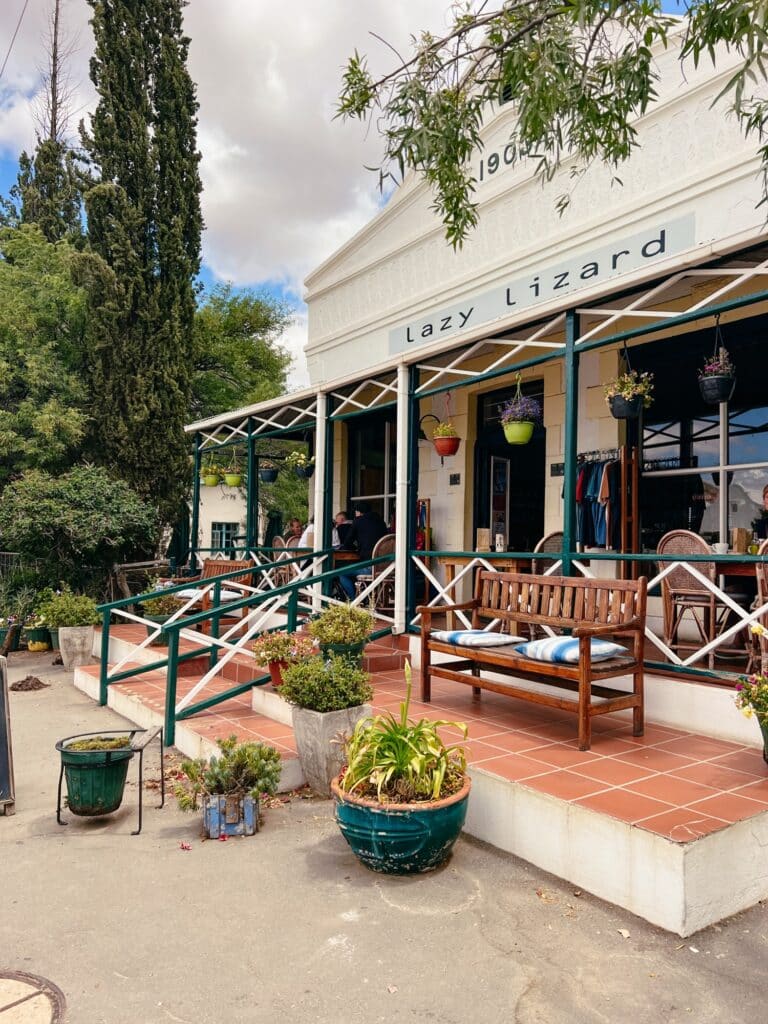 Lazy Lizard Café, Prince Albert, Central Karoo, Südafrika