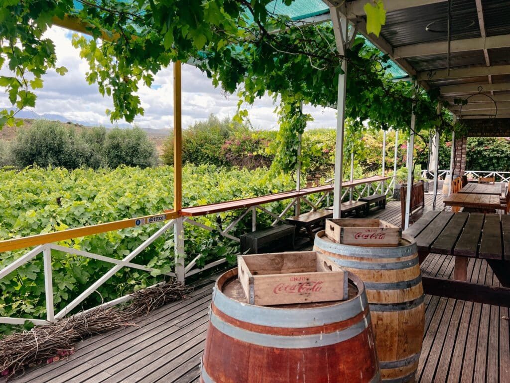 TTT Cellars, Weinverkostung in Calitzdorp, Route 62, Südafrika