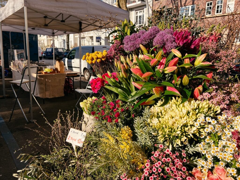 Isemarkt in Eppendorf, Hamburg Sehenswürdigkeiten, Deutschland, Europa