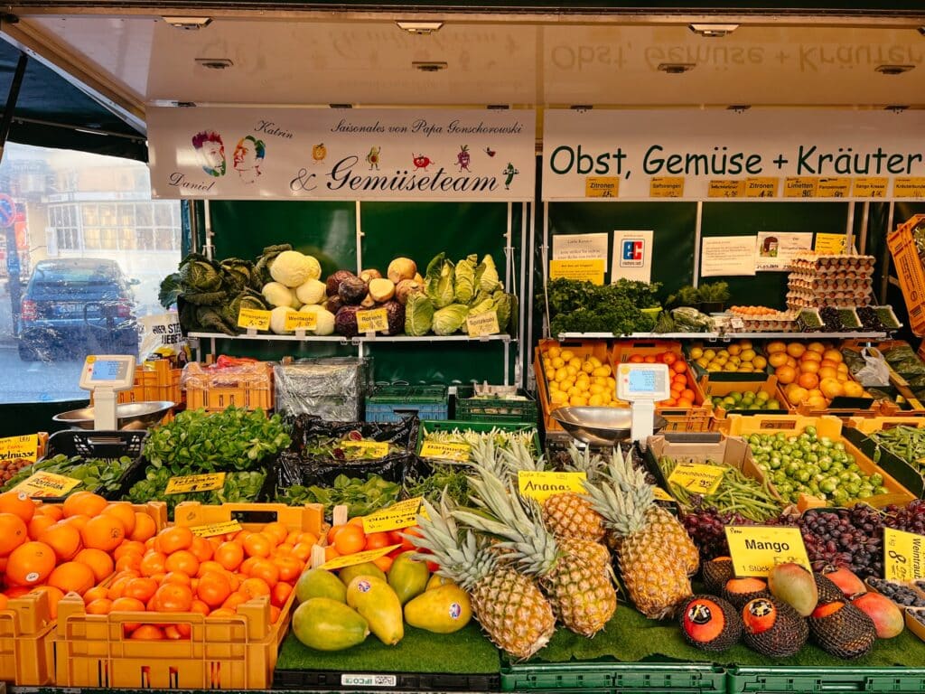 Isemarkt in Eppendorf, Hamburg Sehenswürdigkeiten, Deutschland, Europa