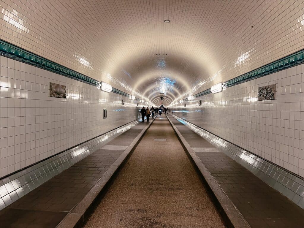 Alter Elbtunnel, Hamburg Sehenswürdigkeiten, Deutschland, Europa