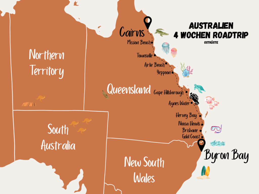 Australien Roadtrip Queensland 4 Wochen