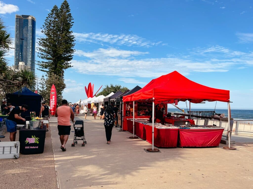 Surfers Paradise Beachfront Markets, Gold Coast, Australien