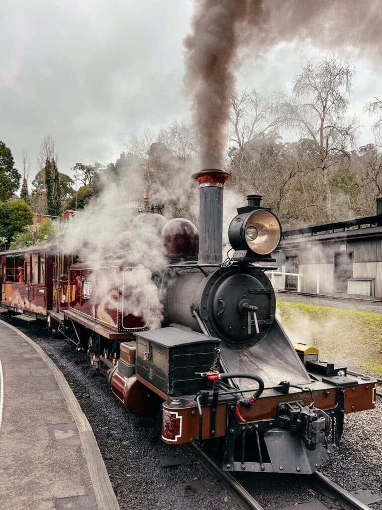 Puffing Billy Raleway, Belgrave, Australien