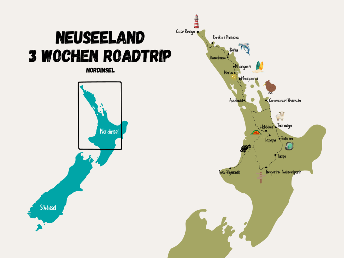 Neuseeland Roadtrip Nordinsel