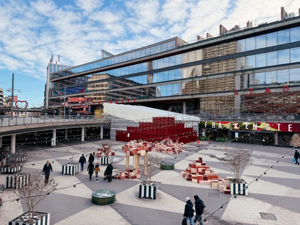 Sergels Torg in Stockholm, Schweden