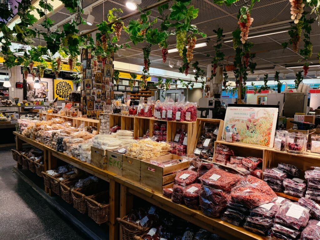 Hötorgshallen in Stockholm, Schweden