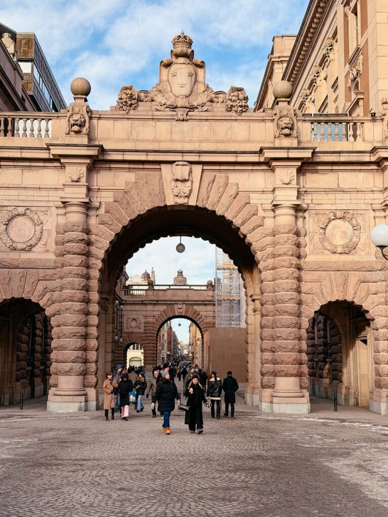 Norrmalm und Östermalm in Stockholm, Schweden