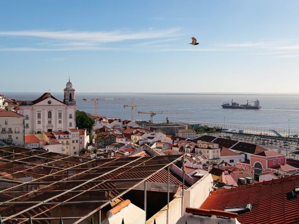 Miradouro de Santa Luzia, Aussichtspunkt in Lissabon, Portugal