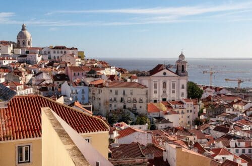 Miradouro de Santa Luzia, Aussichtspunkt in Lissabon, Portugal