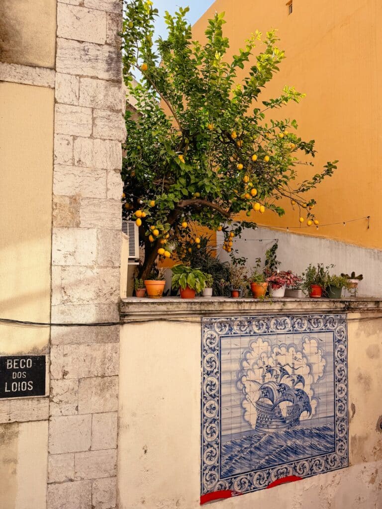 Alfama Viertel in Lissabon, Portugal