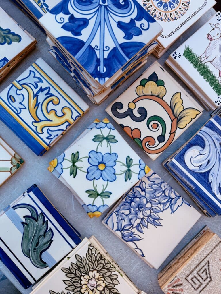 Azulejos (portugiesische Keramikfliesen) in Lissabon, Portugal