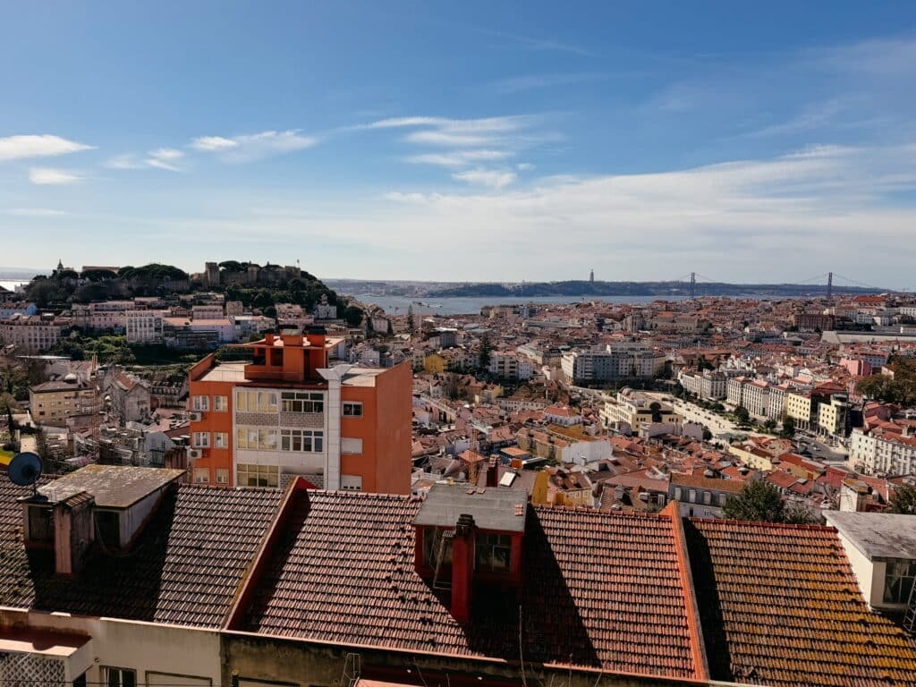 Miradouro da Senhora do Monte, Lissabon, Portugal