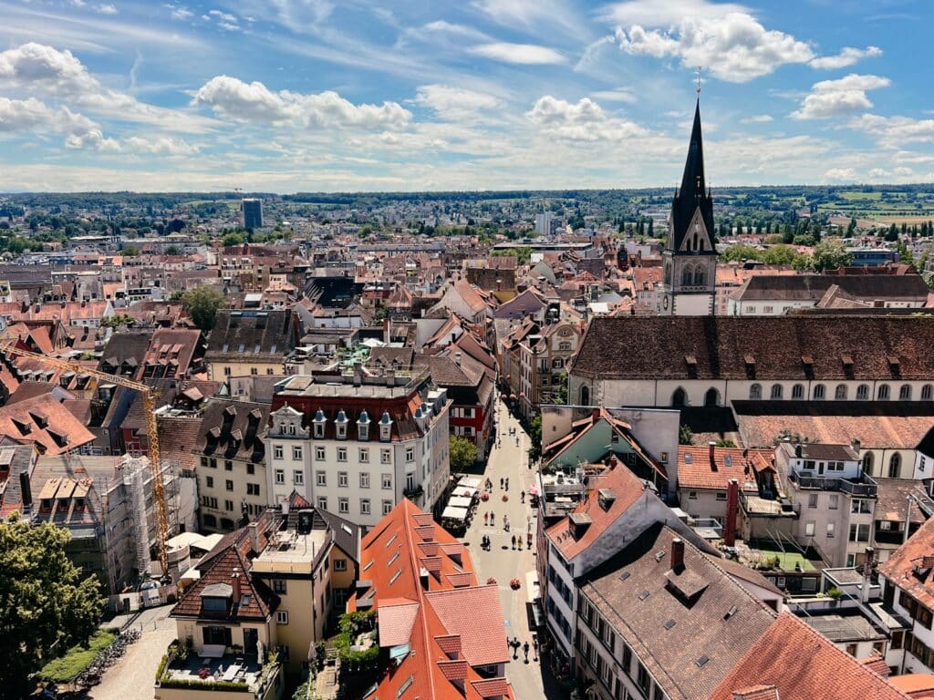 Aussicht vom Münster Unserer Lieben Frau, Konstanz Sehenswürdigkeiten, Bodensee