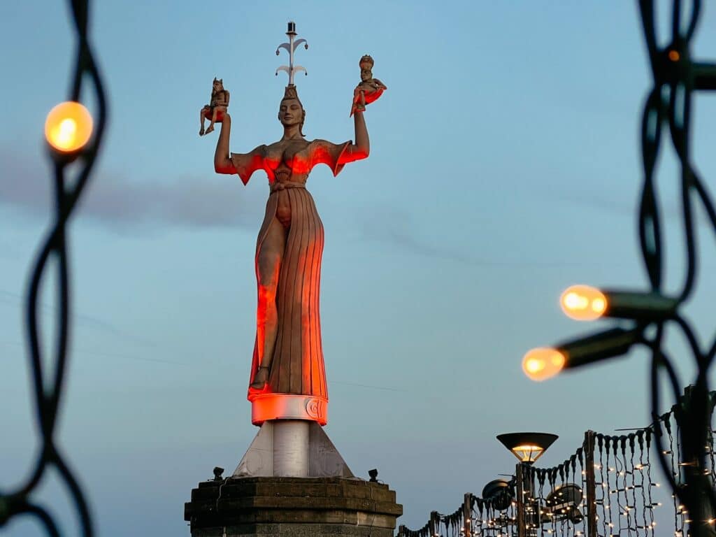 Imperia Statue am Hafen von Konstanz, Bodensee