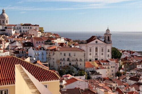 Miradouro de Santa Luzia, Übernachten in Lissabon, Portugal