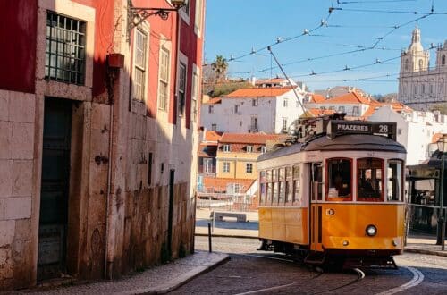 Fortbewegung in Lissabon, Tram 28E, Portugal