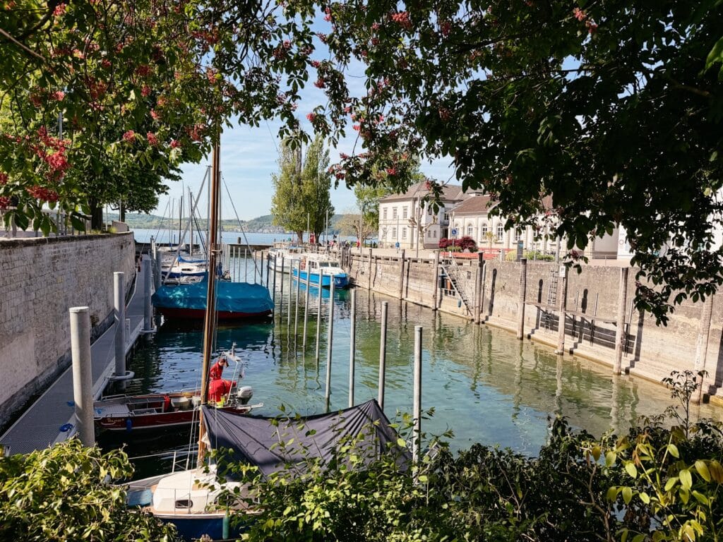 Mantelhafen in Überlingen, eine der schönsten Sehenswürdigkeiten in Überlingen am Bodensee