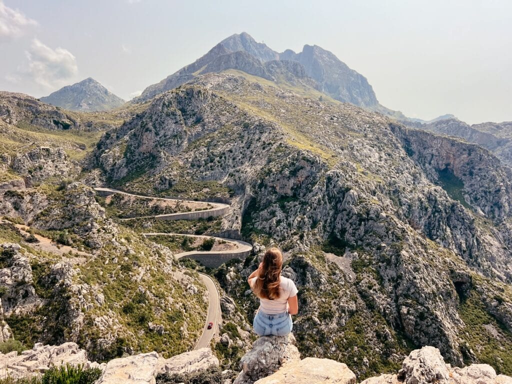Passstraße MA-2141 nach Sa Calobra auf Mallorca
