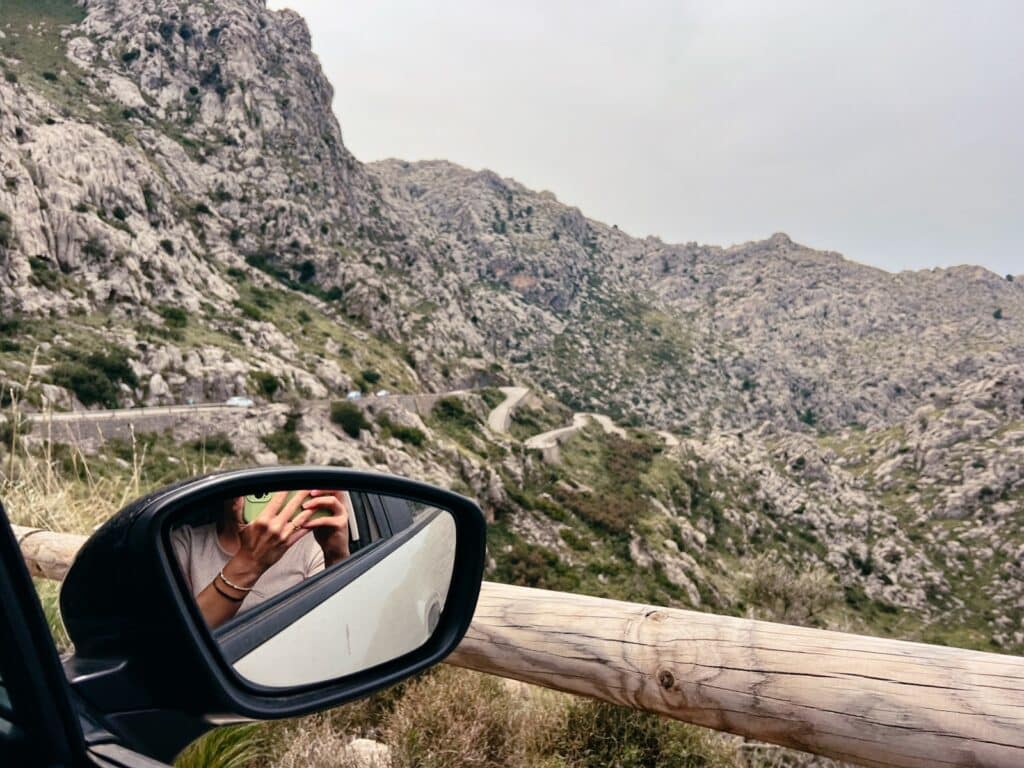 Mietwagen & Fortbewegung auf Mallorca, unterwegs im Tramuntana-Gebirge nach Sa Calobra