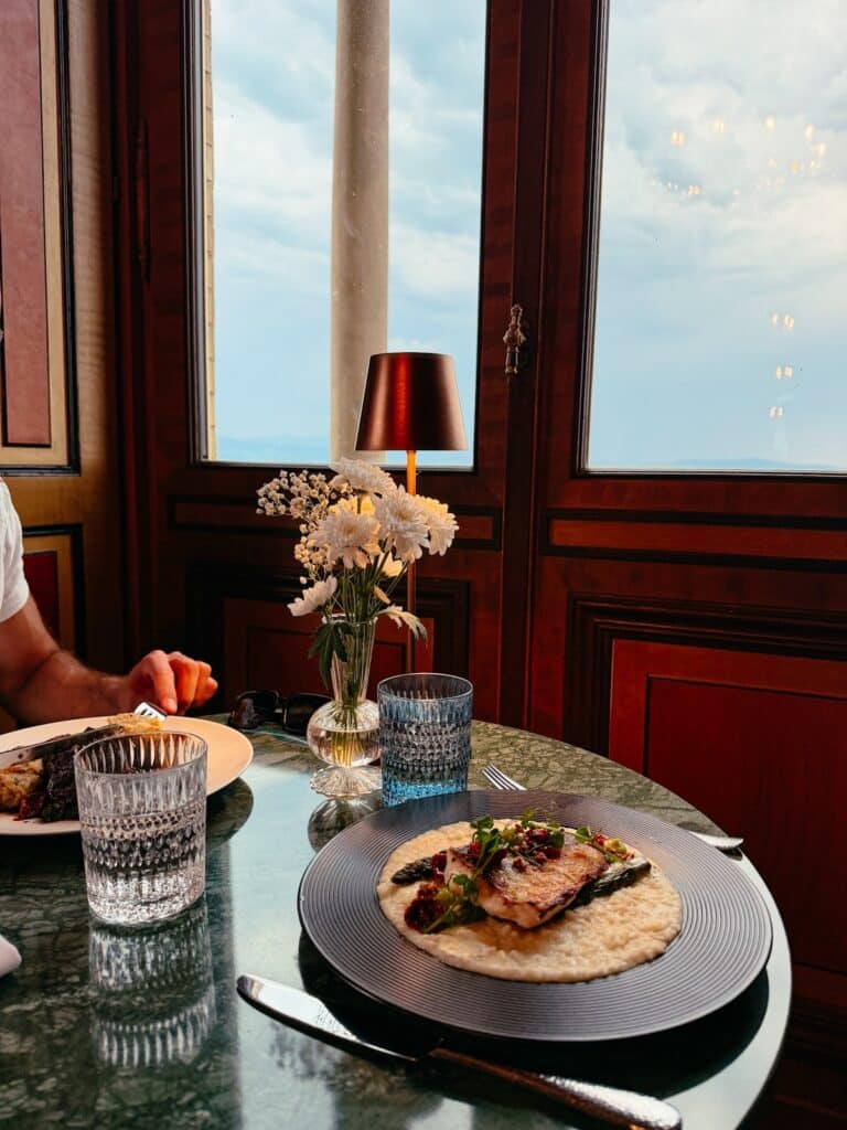 Abendessen im Schloss Montfort in Langenargen am Bodensee