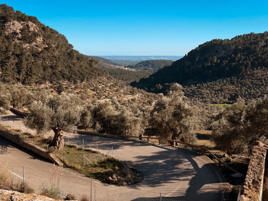 Coll de Sóller, Bergpass nach Sóller Mallorca