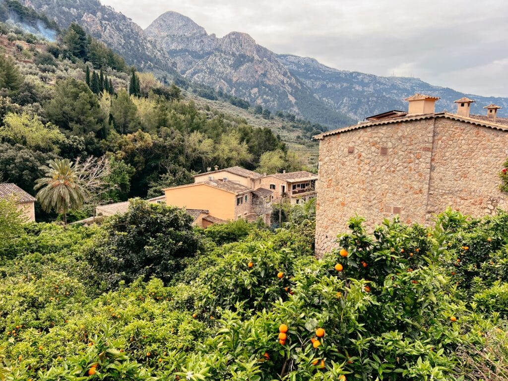 Fornalutx Mallorca, Ausblick in die Serra de Tramuntana