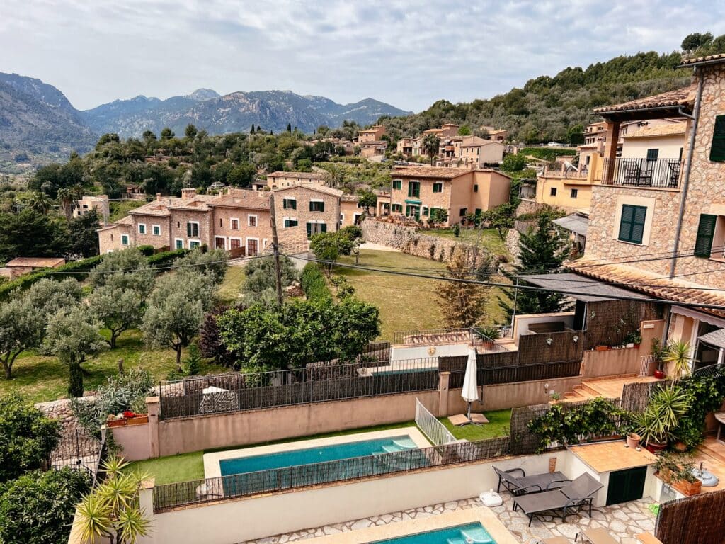 Fornalutx Mallorca, Ausblick in die Serra de Tramuntana