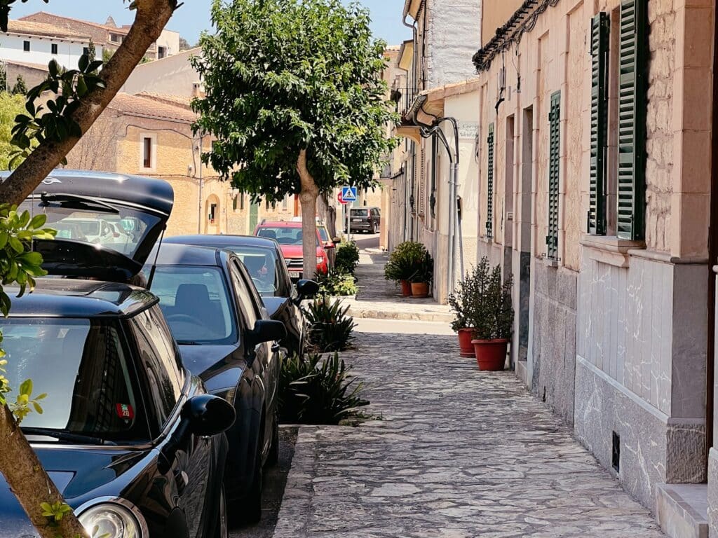 Parken mit dem Mietwagen auf Mallorca