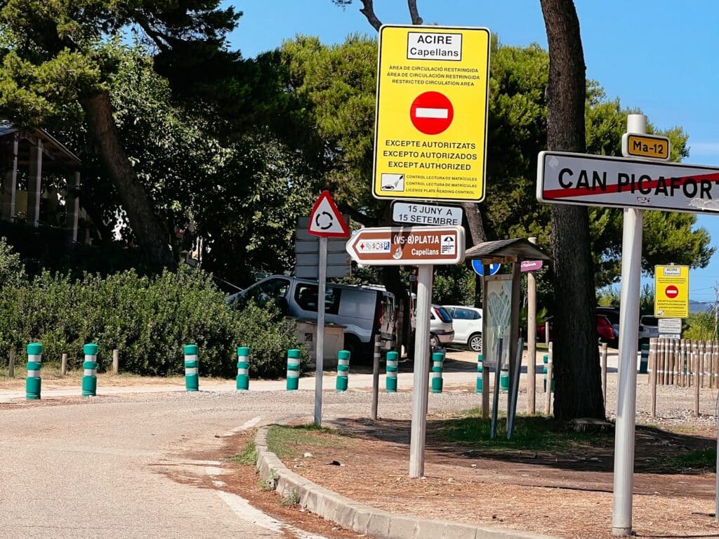 Zufahrtsbeschränkung für Mietwagen auf Mallorca
