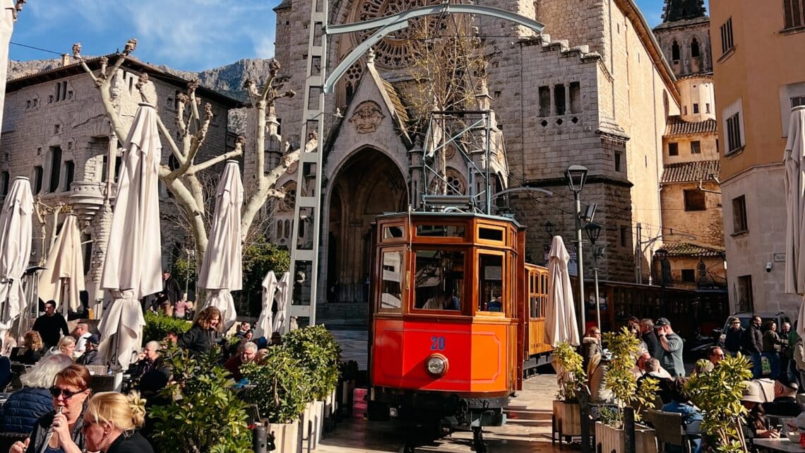 Historische Straßenbahn in Sóller Mallorca