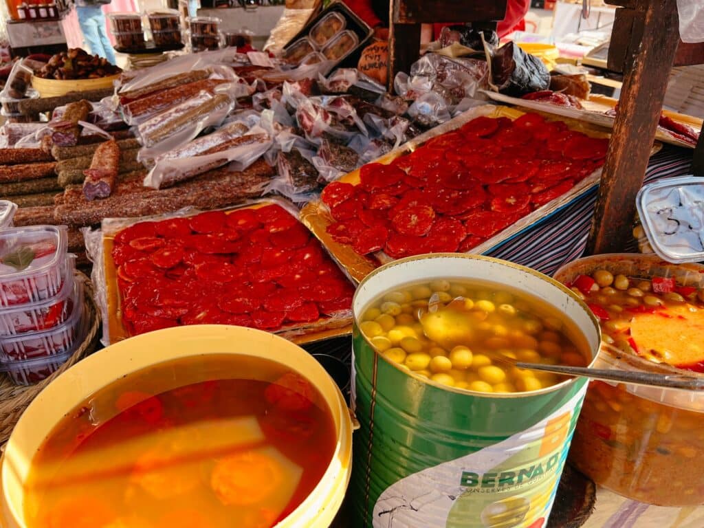 Wochenmarkt in Valldemossa, Mallorca