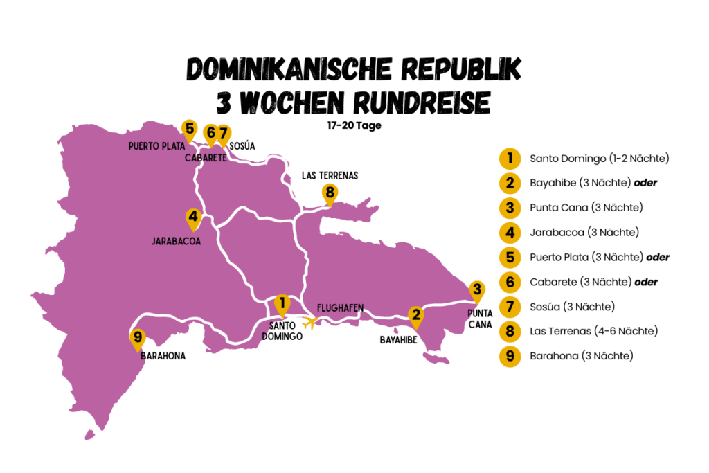 Dominikanische Republik 3 Wochen Rundreise