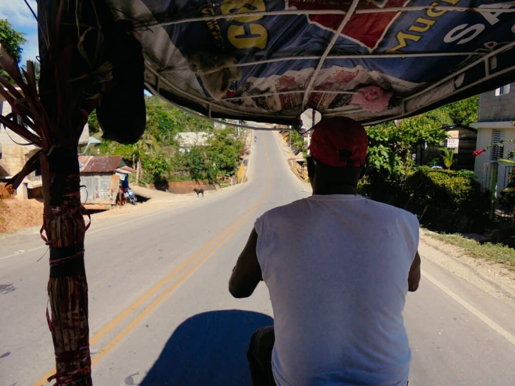 Mit dem Tuk Tuk von Samana nach Las Terrenas, Dominikanische Republik