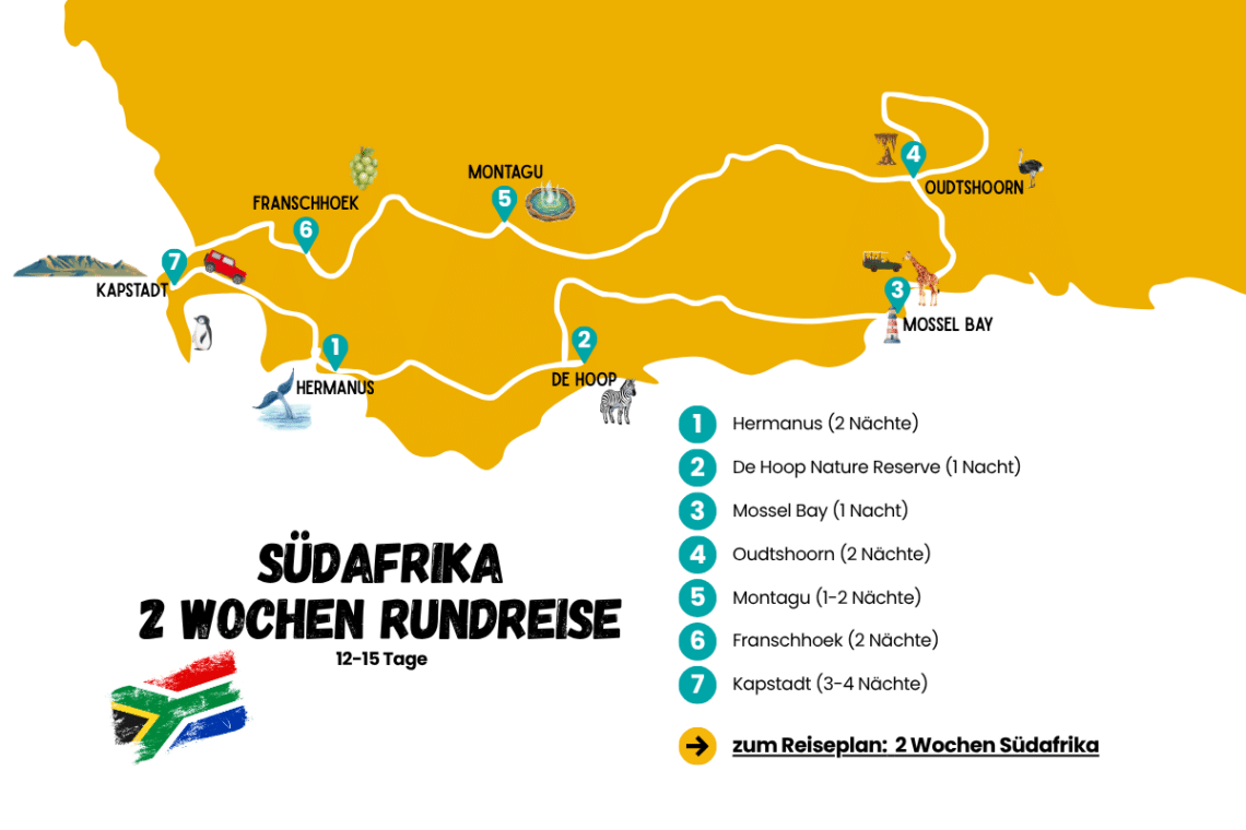 2 Wochen Südafrika Rundreise für Südafrika Wiederkehrer