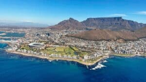 Ein Helikopter Rundflug über Kapstadt bietet den besten Blick auf Kapstadt in Südafrika