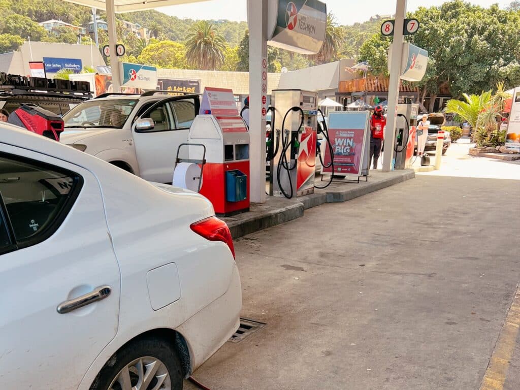 Tankstelle in Südafrika